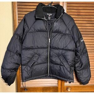 POLO JEANS CO RALPH LAUREN Puffer Jacket Mens Small Black Down Winter Coat